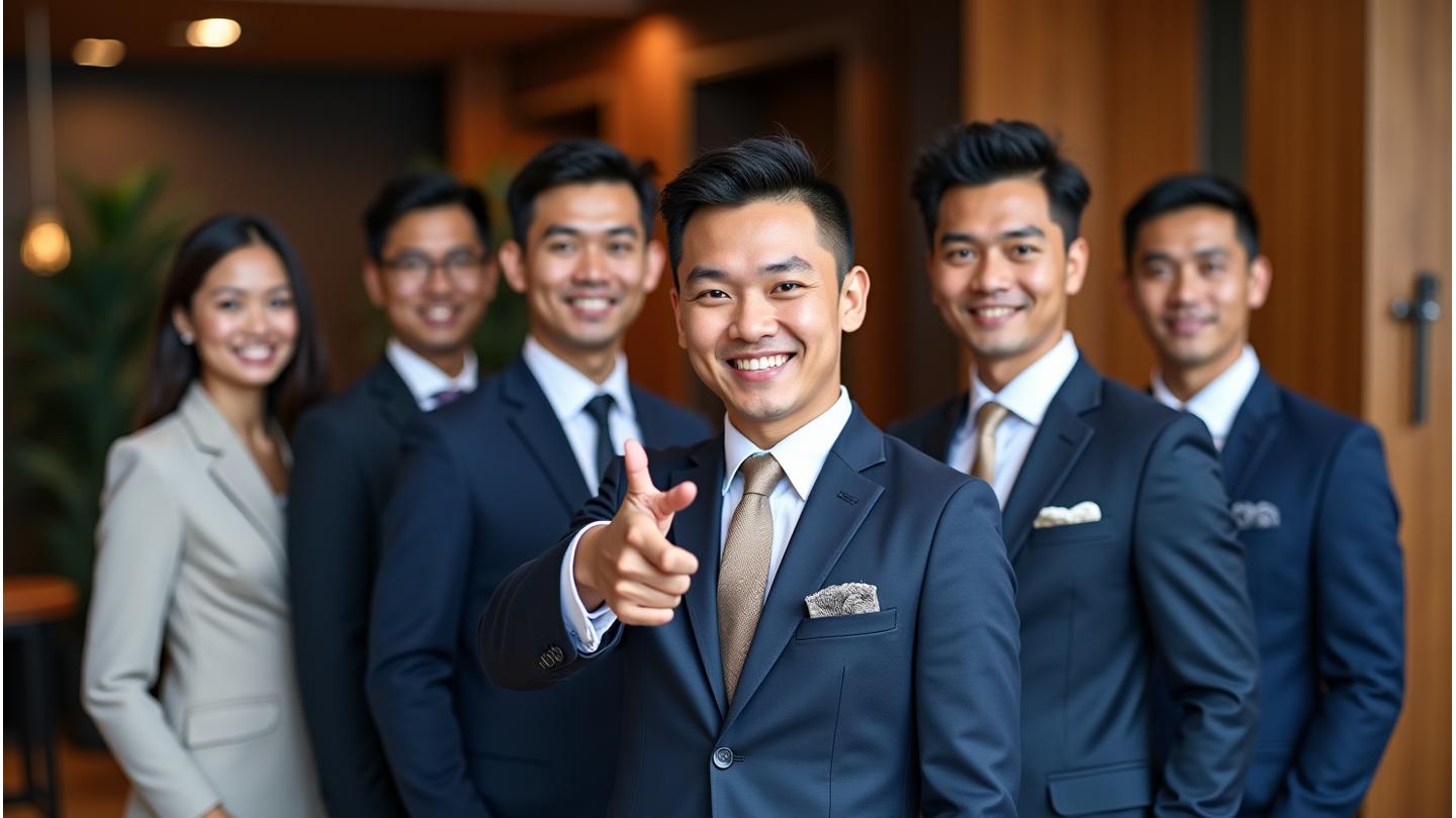 Tim Gaya Busana Pria yang ramah dan profesional siap melayani Anda