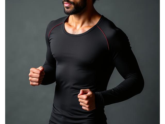 Kaos dalam performa tinggi dengan fitur anti-lembap, ditampilkan dalam suasana gym